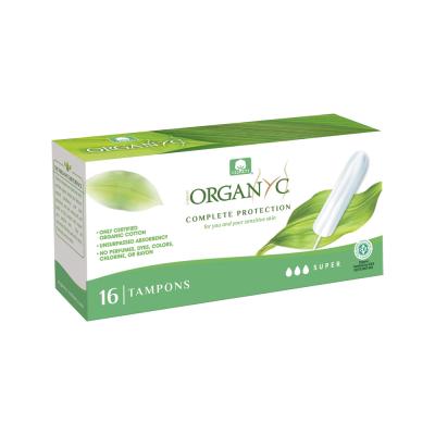 Organyc Organic Tampons Super x 16 Pack Organyc Organic Tampons Super x 16 Pack